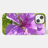 Etui iPhone 13 Portrait de fleur (Verso Horizontal)