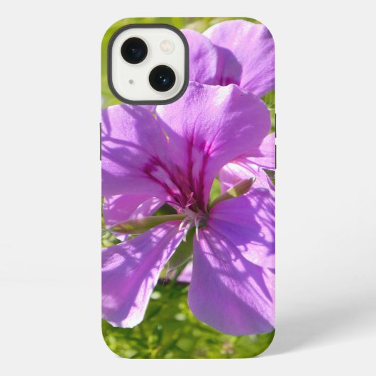 Etui iPhone 13 Portrait de fleur (Verso)