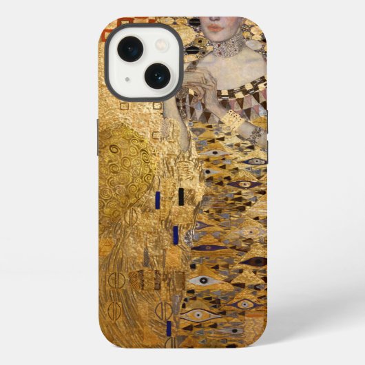 Etui iPhone 13 Portrait de Gustav Klimt représentant Adele Bloch (Verso)