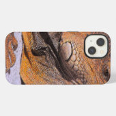 Etui iPhone 13 Portrait de l'iguane (Verso Horizontal)