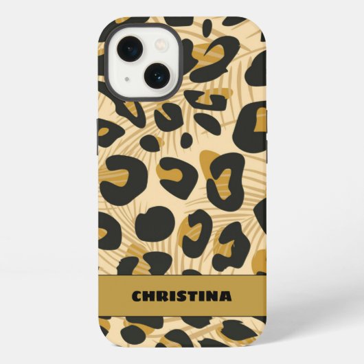 Etui iPhone 13 Poster de animal Jaguar (Verso)