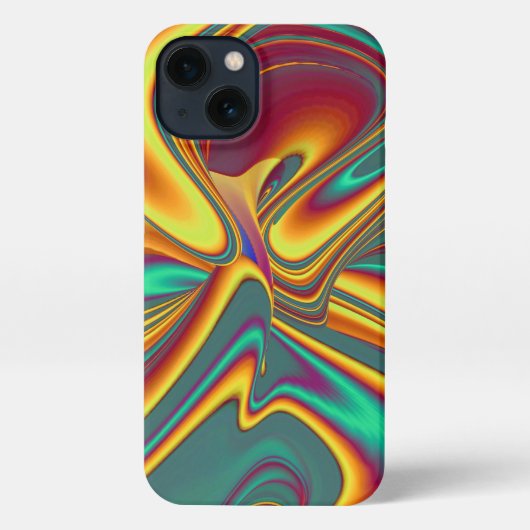 Etui iPhone 13 Printemps Été Automne Fleurs Magie (Verso)