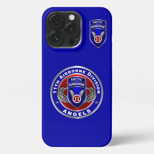 Etui iPhone 13 Pro 11e division aéroportée (Verso)