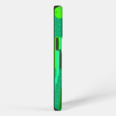 Etui iPhone 13 Pro Abstrait Feuillage Vert (Côté droit)