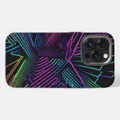 Etui iPhone 13 Pro Abstrait géométrique coloré (Verso Horizontal)