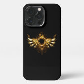 Etui iPhone 13 Pro Ailes de Steampunk (Verso)