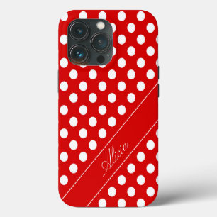 Etui iPhone 13 Pro Alicia - Mon propre nom /Modèle de texte, Coque ro