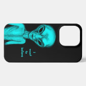 Etui iPhone 13 Pro Alien, je veux croire (Verso Horizontal)