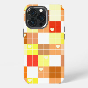Etui iPhone 13 Pro Amour d'été - Joli à carreaux 12 - Coque iPhone