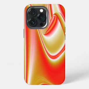 Etui iPhone 13 Pro Amour et Or Abstrait 3D Rainbowart