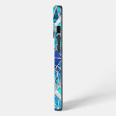 Etui iPhone 13 Pro Amulette du mauvais œil en mosaïque (Côté gauche)