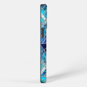 Etui iPhone 13 Pro Amulette du mauvais œil en mosaïque (Côté droit)