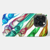 Etui iPhone 13 Pro Amusement de bulle tirée / Greenleaf / (Verso Horizontal)