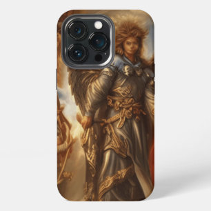 Etui iPhone 13 Pro Ange de protection en armure à l'aquarelle