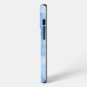 Etui iPhone 13 Pro Aquarelle Abstraite Bleu Clair (Côté gauche)