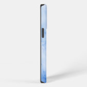 Etui iPhone 13 Pro Aquarelle Abstraite Bleu Clair (Côté droit)