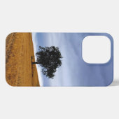 Etui iPhone 13 Pro Arbre dans un champ de blé (Verso Horizontal)