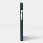 Etui iPhone 13 Pro Argyll District Tartan avec monogramme / nom (Côté gauche)