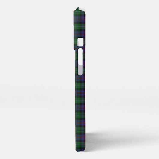 Etui iPhone 13 Pro Argyll District Tartan avec monogramme / nom (Côté gauche)