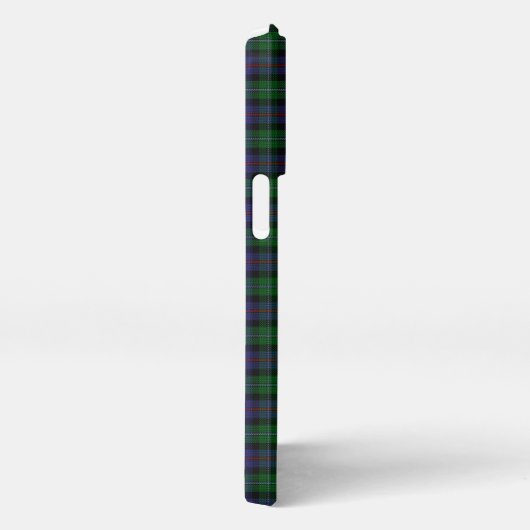 Etui iPhone 13 Pro Argyll District Tartan avec monogramme / nom (Côté droit)