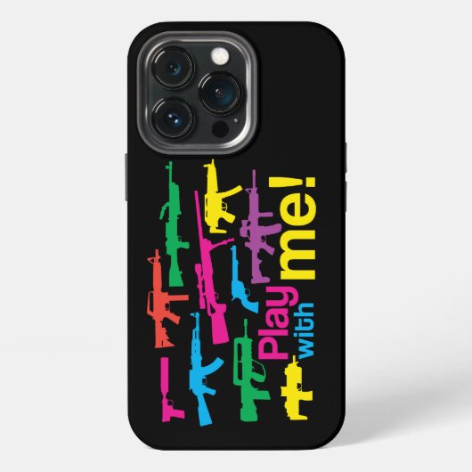 Etui iPhone 13 Pro Armes colorées (Dos)