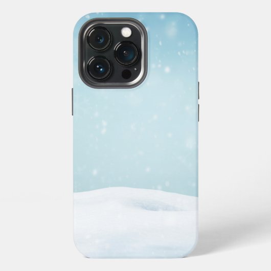 Etui iPhone 13 Pro Arrière - plan d'hiver (Dos)