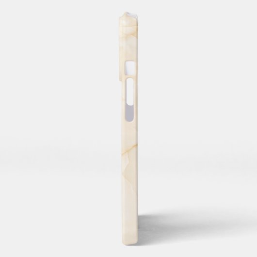 Etui iPhone 13 Pro Arrière - plan élégant en marbre jaune (Côté gauche)