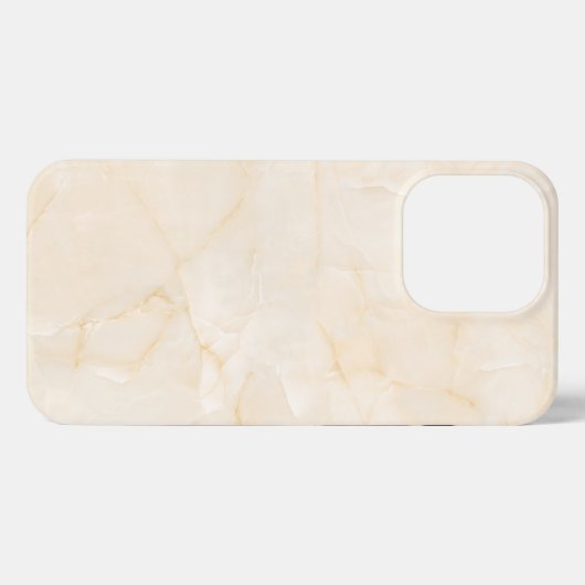 Etui iPhone 13 Pro Arrière - plan élégant en marbre jaune (Verso Horizontal)