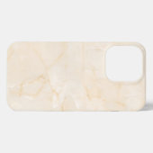 Etui iPhone 13 Pro Arrière - plan en marbre jaune (Verso Horizontal)