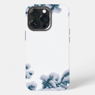 Etui iPhone 13 Pro Arrière-plan. Paysage hivernal