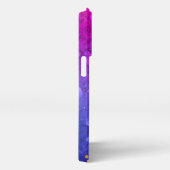 Etui iPhone 13 Pro Arrière - plan rose brillant (Côté droit)