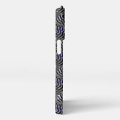 Etui iPhone 13 Pro Arrosage sur métal gris bleu (Côté droit)