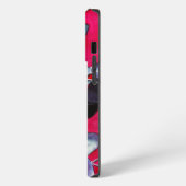 Etui iPhone 13 Pro Art aquarelle de feuilles de gommier (Côté gauche)