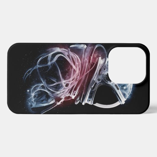 Etui iPhone 13 Pro Astronaut - AI (Verso Horizontal)