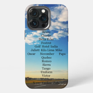 Etui iPhone 13 Pro Avion Alphabet 