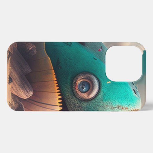 Etui iPhone 13 Pro Baleine étrange (Verso Horizontal)