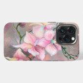 Etui iPhone 13 Pro Beau coque iphone rose orchidée (Verso Horizontal)