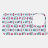 Etui iPhone 13 Pro Beau Floral Mason Jar Hearts Motif (Verso Horizontal)