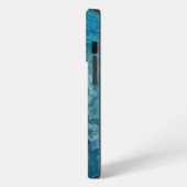 Etui iPhone 13 Pro Beautiful Teal Blue Agate Stone OtterBox iPhone Ca (Côté gauche)