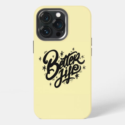Etui iPhone 13 Pro Better life (Dos)