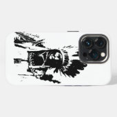 Etui iPhone 13 Pro Black & White Geronimo (Verso Horizontal)