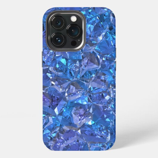Etui iPhone 13 Pro Bleu cristal et violet (Dos)