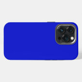 Etui iPhone 13 Pro Bleu outremer solide brillant (Verso Horizontal)