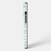 Etui iPhone 13 Pro Blue Floral Minimalist (Côté gauche)
