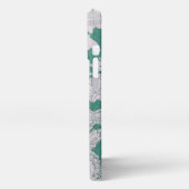 Etui iPhone 13 Pro Boîtier d'impression bloc, machine verte (Côté gauche)