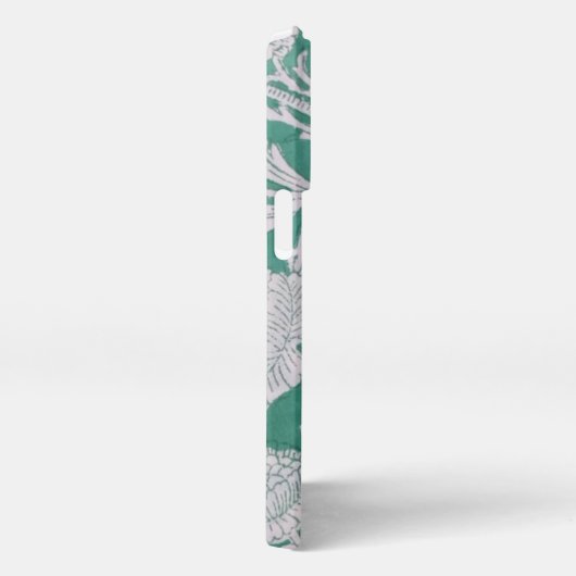 Etui iPhone 13 Pro Boîtier d'impression bloc, machine verte (Côté droit)
