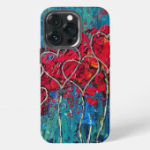 Etui iPhone 13 Pro Boîtier iPhone Cœurs (Dos)