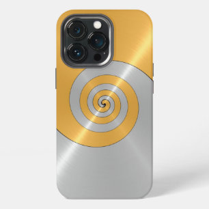 Etui iPhone 13 Pro Boîtier métallique brillant en acier inoxydable or