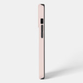 Etui iPhone 13 Pro Bordure circulaire monogramme blanche (Côté gauche)