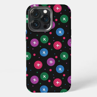 Etui iPhone 13 Pro Boutons et points amusants